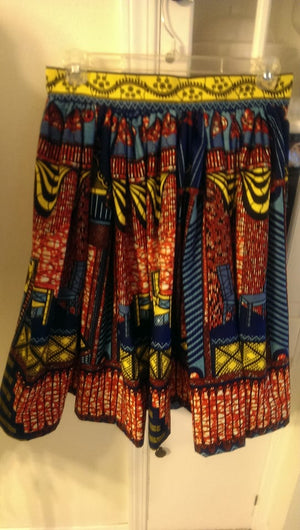 Pick YOUR Print Skirt Gathered Waist Flowing Knee Length