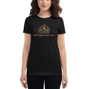 Women's short sleeve t-shirt Pure Gazelle Logo